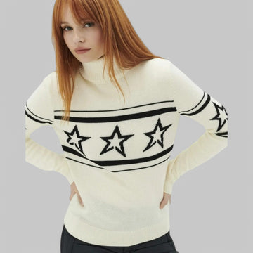 Klyber | Star Pattern Ski Turtleneck Jumper