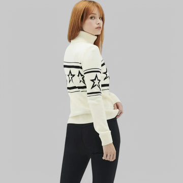 Klyber | Star Pattern Ski Turtleneck Jumper