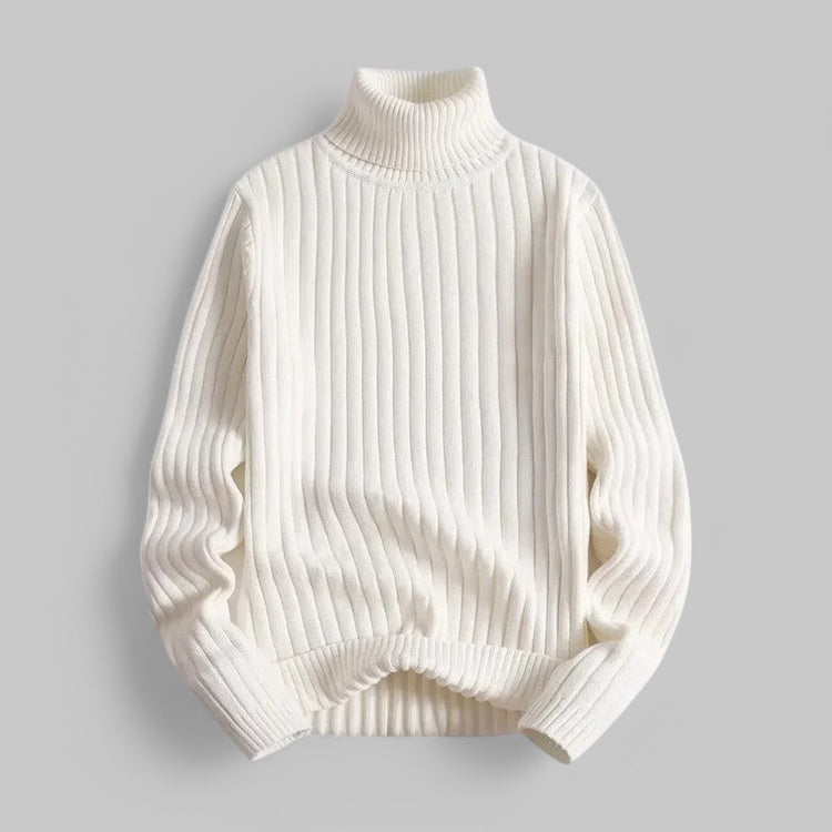 Klyber | Wool Textured Turtleneck Jumper