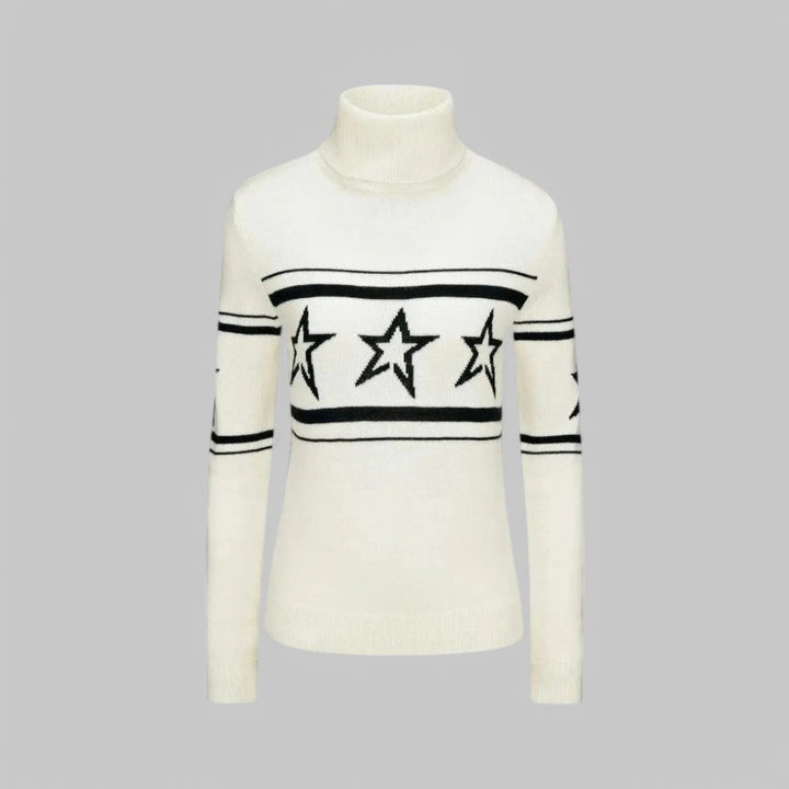 Klyber | Star Pattern Ski Turtleneck Jumper