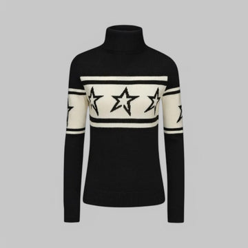 Klyber | Star Pattern Ski Turtleneck Jumper