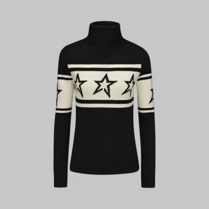 Klyber | Star Pattern Ski Turtleneck Jumper