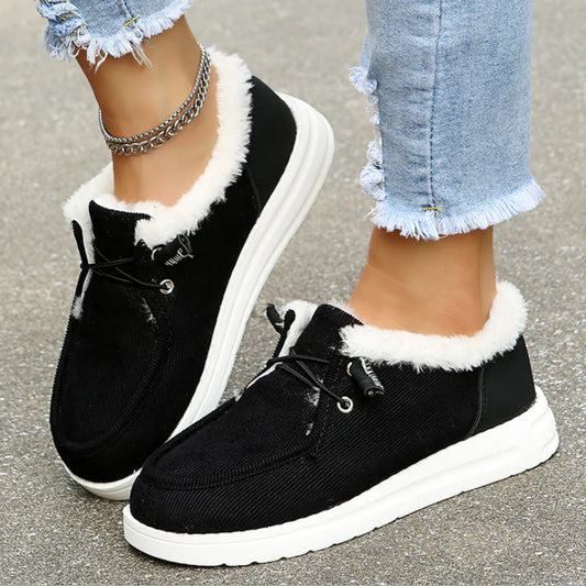 Lined Warm Low Shoes
