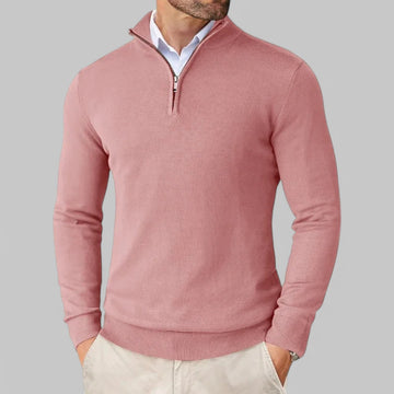 Old-Money Half Zip Jumper