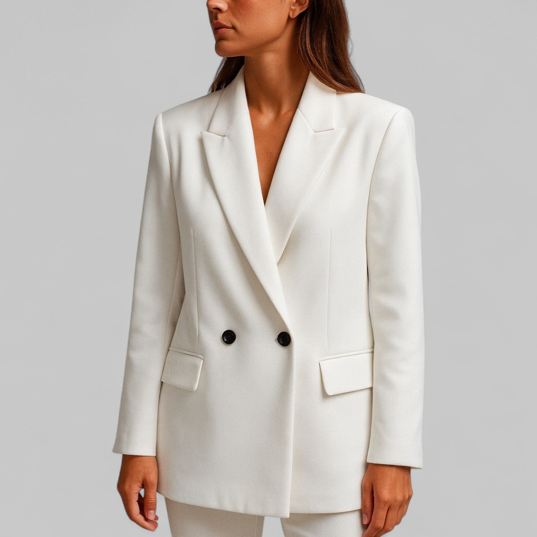 Double-Breasted Oversized Blazer